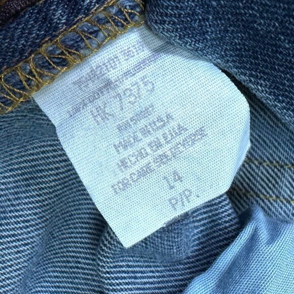 BONJOUR Vintage 80s 90s High Waist Mom Tapered Leg Dark Wash Denim Jeans 14 P/P - Picture 6 of 8